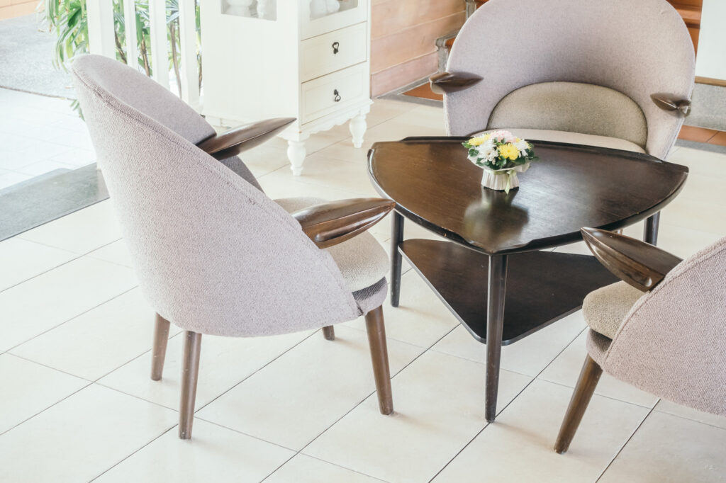 Almohada en el sofá